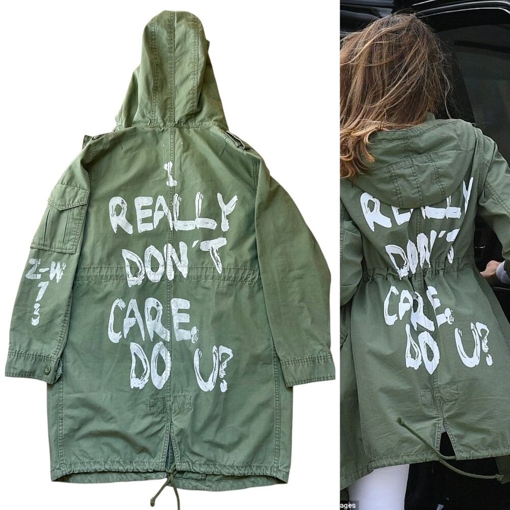 ZARA “I REALLY DON’T CARE, DO U?” Fishtail Parka – SS 2016 (Archival Hold)